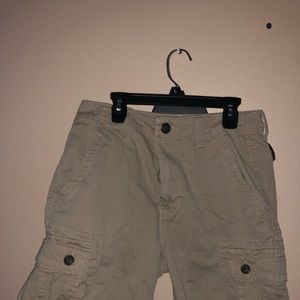 light tan cargo shorts